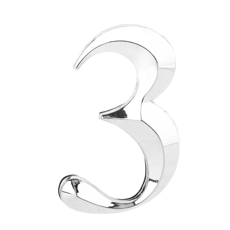 5cm House Numbers 0 to 9 Adhesive Door Stickers Sign for Office Apartment Hotel: 3