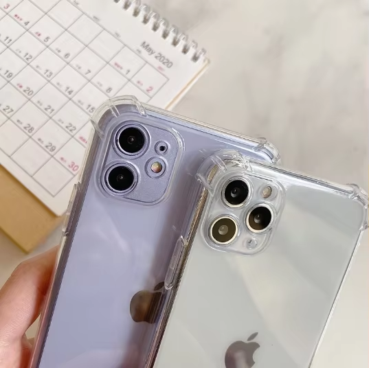 Mobile Phone Cover 1.5Mm Transparent Tpu Clear Cell Phone Case for Iphone 16 Clear Cell Phone Case