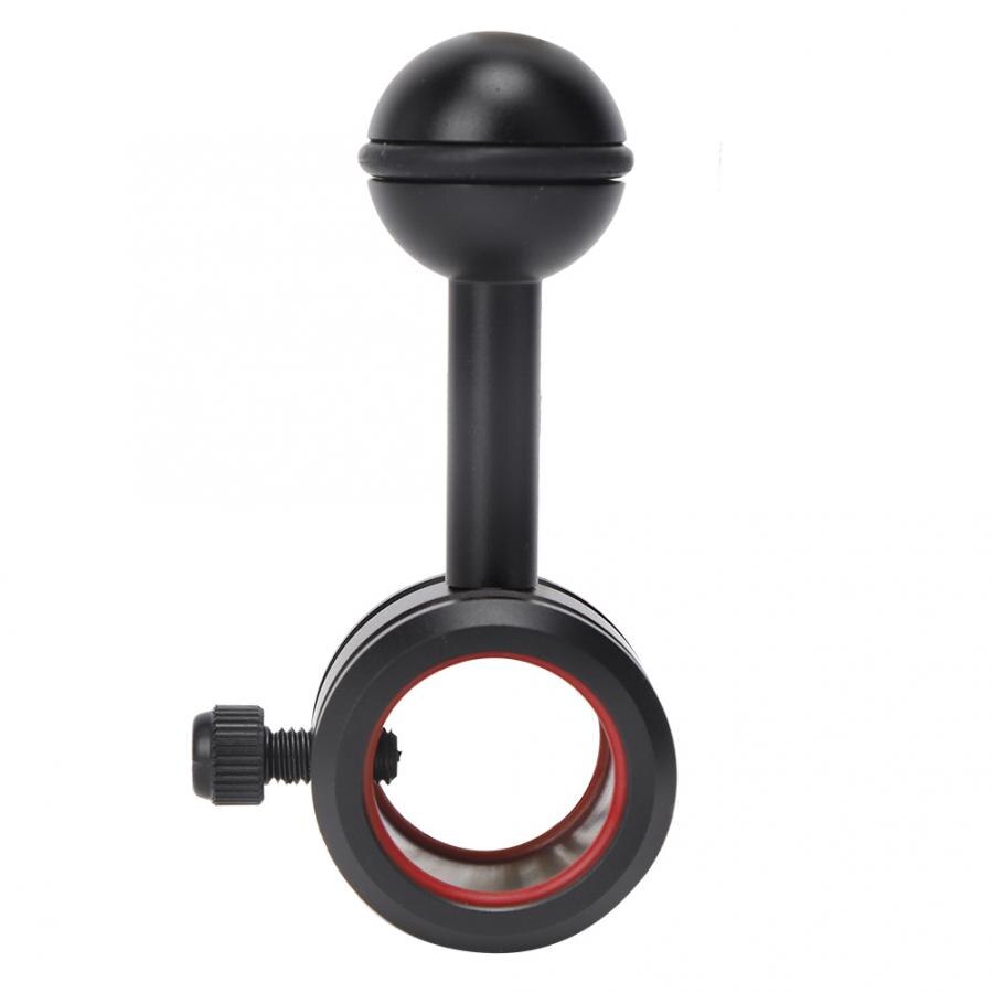 Diving Flashlight Ball Mount Holder Bracket Aluminium Alloy Adjustable Diving Lamp Clamp Underwater Camera Fill Light Accessory