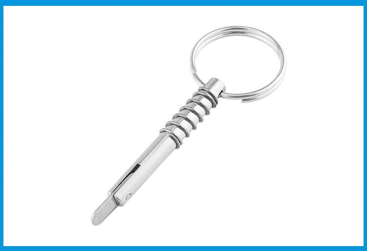 4 STUKS 6.3mm Marine Grade 316 Roestvrij Staal Quick Release Pin voor Boot Bimini Top Dek Scharnier Marine hardware boot