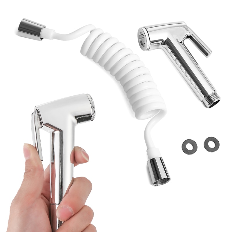 1PC Handheld przenośny pielucha bidet opryskiwacz robić toalety toaleta wc robić bidetu i prysznica dysza z telefonem wąż prysznicowy