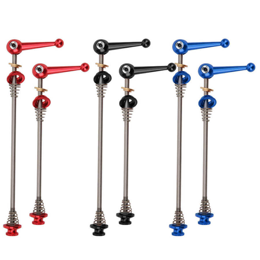 Bicycle Quick Release Skewer Lever High Strength Lightweight Mountain Bike Titanium Shaft Titanium Alloy Folding Wheel Set