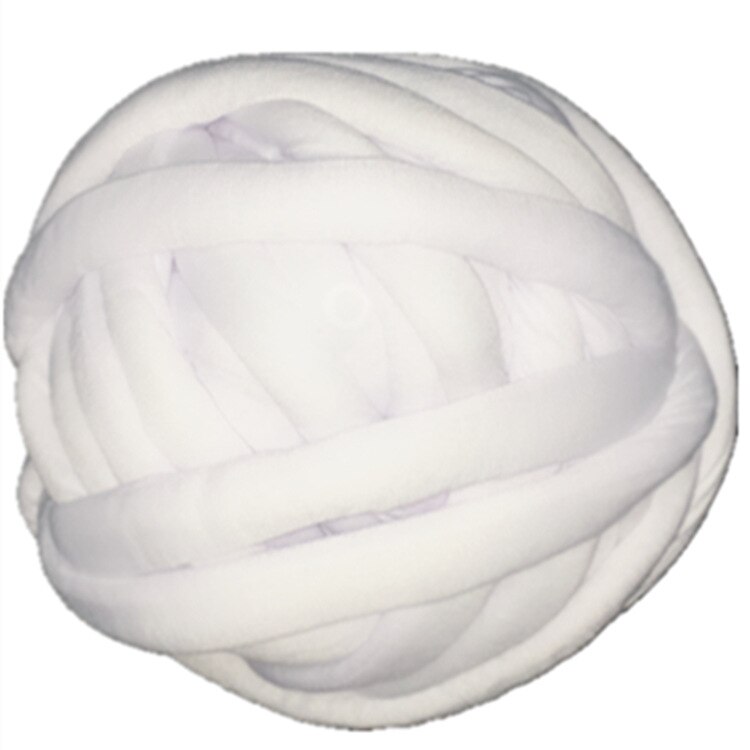 Superdikke armbreiwol, gebreide deken, dikke wol, superdik garen voor breien/haken/tapijt/mutsen: Wit