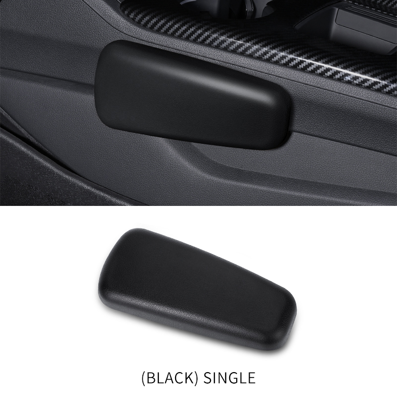 Universeel Lederen Auto Beenkussen Kniekussen Kussen Dijsteun Middenconsole Deur Armsteun Kniekussen Auto Interieur Decoratie: WHITE