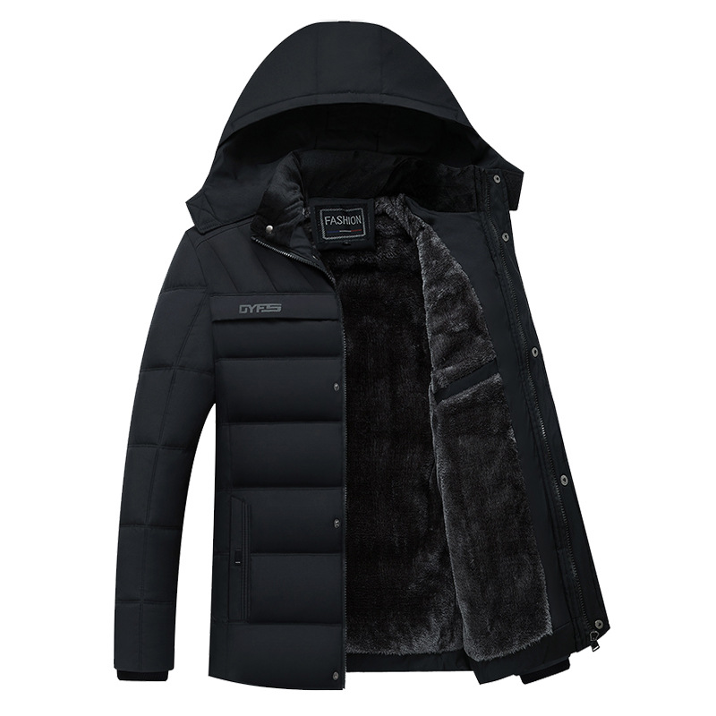 Giacca invernale da uomo  -20 gradi spessa calda da uomo casuale parka cappotto con cappuccio in mucchio giacche da uomo capispalla jaqueta masculina