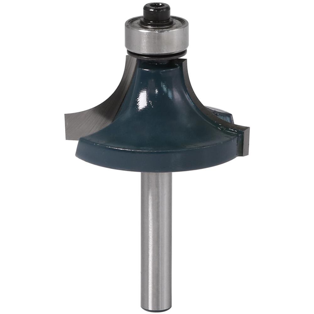 1pcs 6mm shank 1/4" shank R1/2" Corner Round Over Router Bit with BearingMilling Cutter for Wood Woodwork Tungsten Carbide