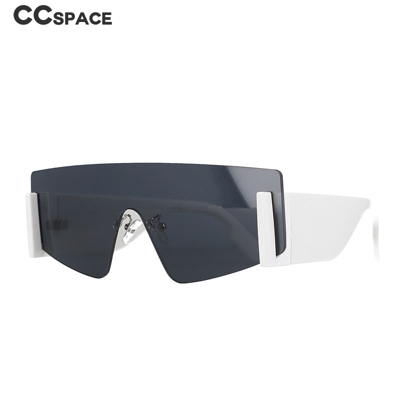 51117 übergroße eins Linse Marke Sonnenbrille Frauen quadratische Farben UV400 Jahrgang Männer Brille