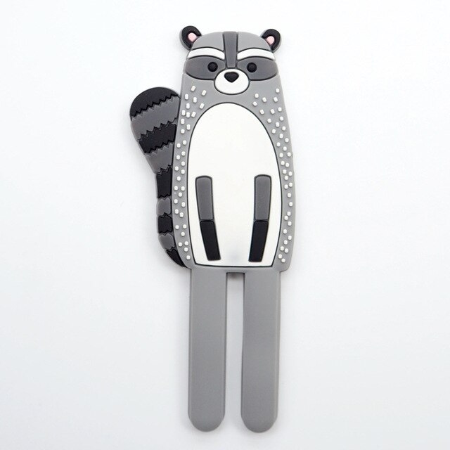 Cartoon Dier Multifunctionele Haken Koelkast Hergebruikt Gebruik Haak Kan Gewassen Muur Houder Verwijderbare Naadloze Steken 3D Haak Thuis decor: H