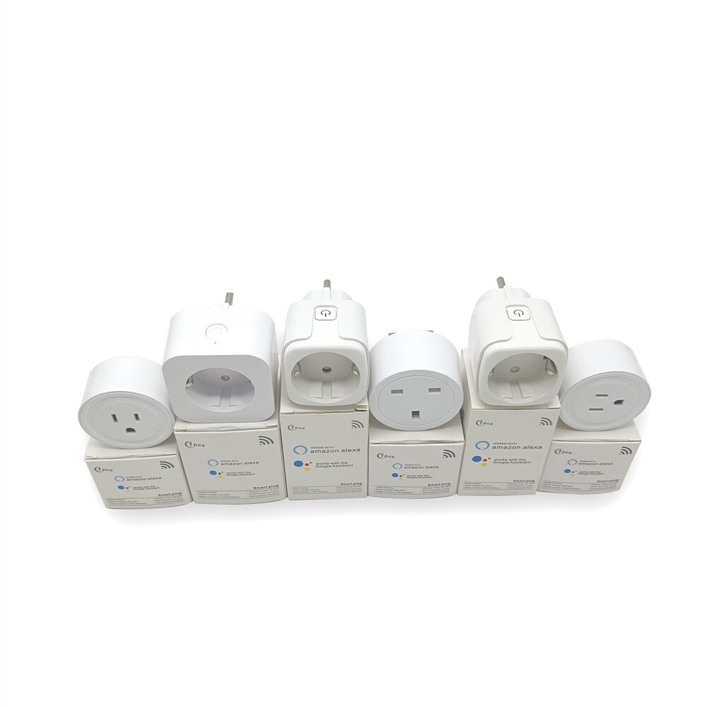 Smart Plug UK EU USA Multi Plug Tuya Smart Life APP Control Works With Alexa Google Assistant Wifi/Zigbee Socket Wifi Smart Plug