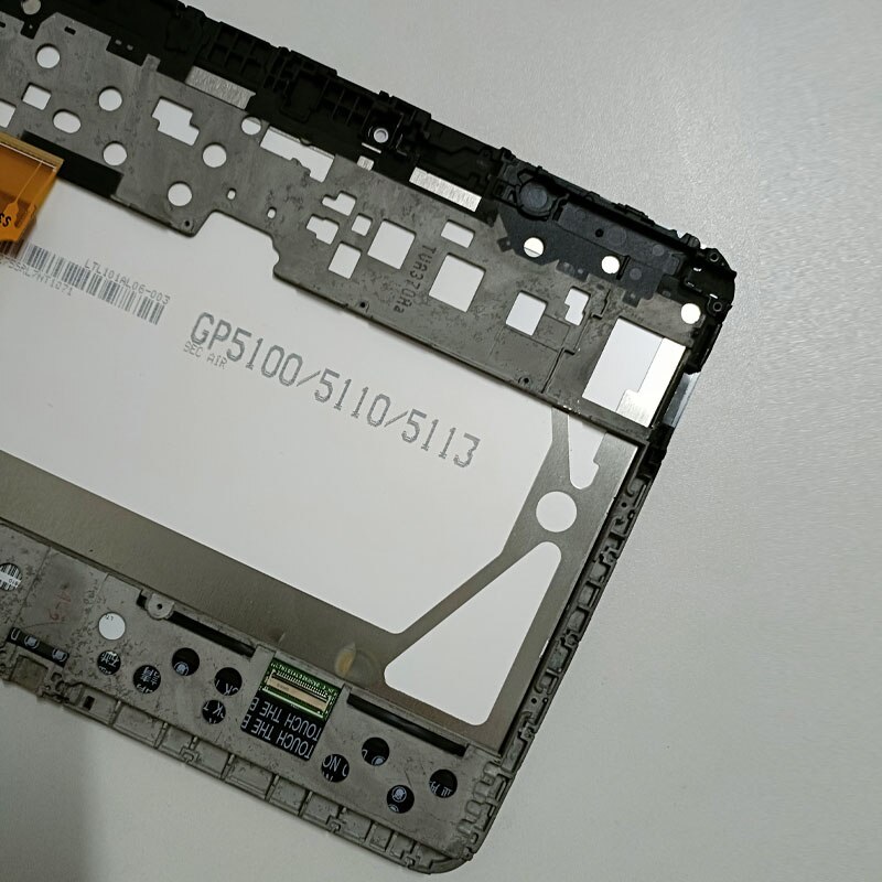 For Samsung Galaxy Tab 3 GT-P5210 P5210 P5200 LCD Display Panel Monitor Module + Touch Screen Digitizer Assembly With Frame