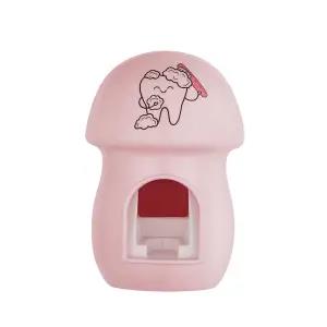 Automatic toothpaste squeezing device set wall hanging free punching toothpaste toothbrush rack toothpaste rack lazy squeeze art: 7