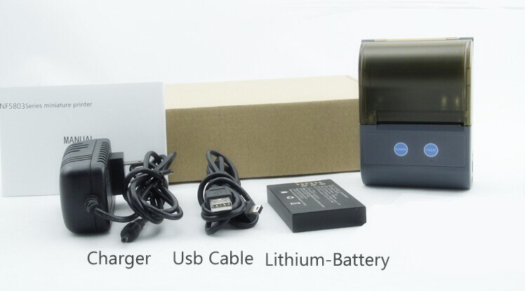 Mobile Mini Printer Bluetooth 2.0 Thermal Receipt Printer