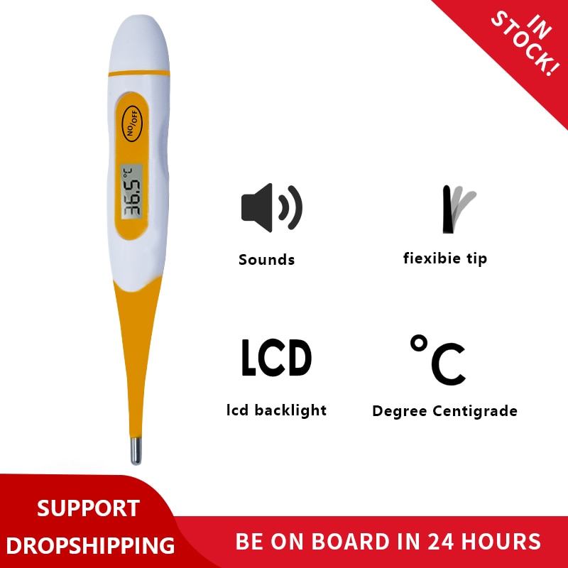 Waterdichte Lcd Digitale Baby Thermometer Draagbare Outdoor Koorts Body Thermometer Temperatuur Meter Meting Tool Voor Volwassen