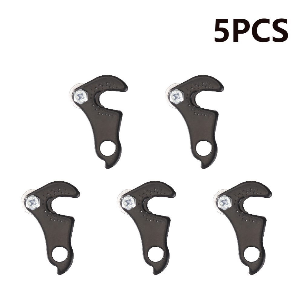 Soporte de suspensión de desviador trasero de bicicleta de montaña, convertidor de gancho trasero portátil para ciclismo, accesorios de herramientas de reparación, 1-5 piezas: Oro