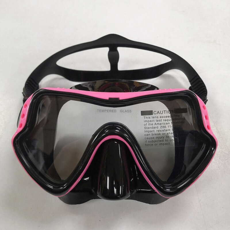 Diviing Bril Snorkel Set Grote Frame Dive Goggles Snorkelen Silicone Anti-Fog Ademen Tubemask Volwassen Zwemmen Masker Unisex /40