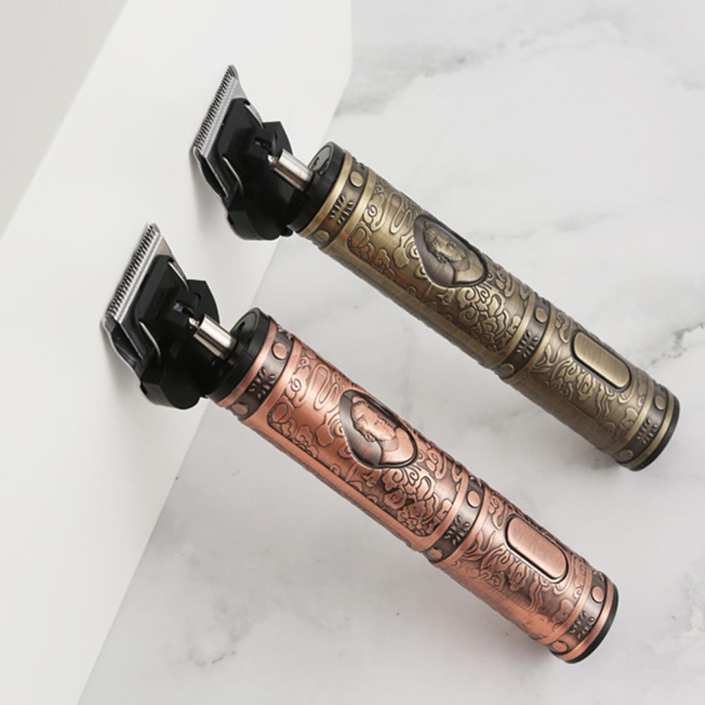 Men's hair clipper trimmer tool Barbershop t-blade baldheaded outliner men close-cut rechargeable digital electric hair clipper