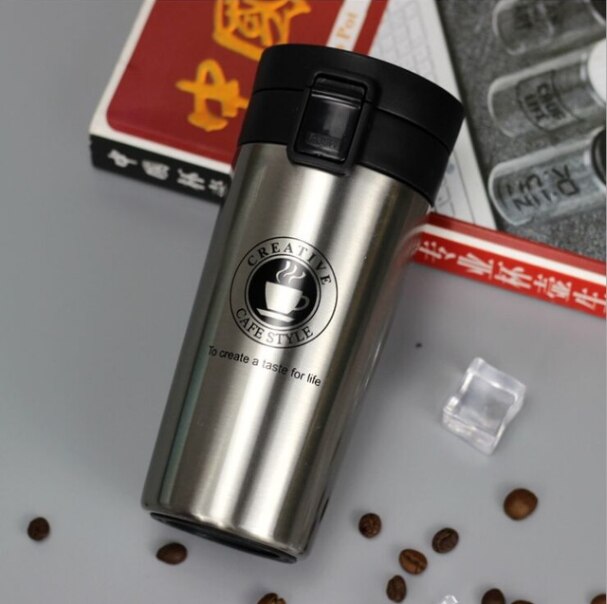 Premium Travel Coffee Mug Stainless Steel Thermos Tumbler Cups Vacuum Flask thermo Water Bottle Tea Mug Thermocup: 5
