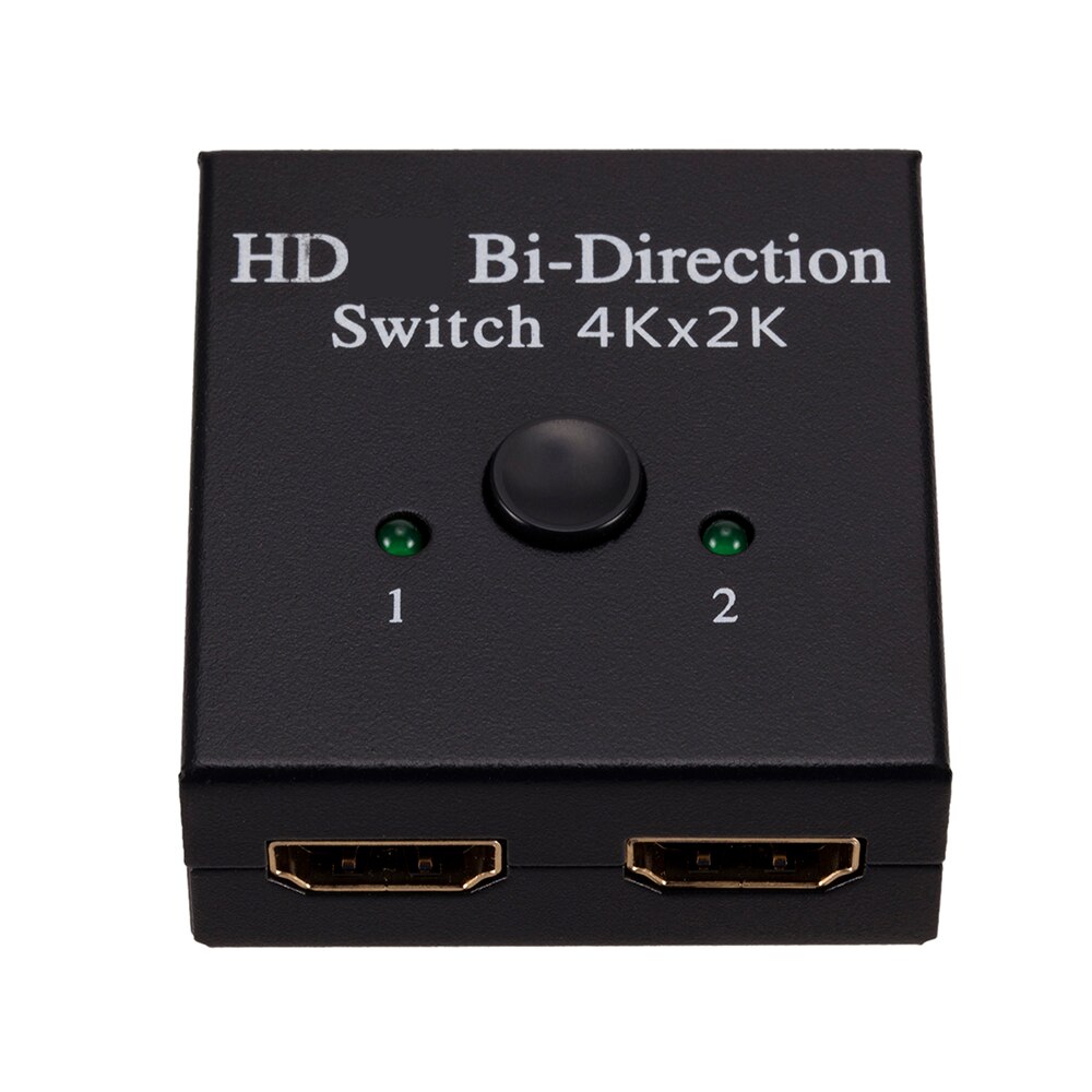 4K Hdmi-Compatibel Splitter Schakelaar 1X2 2X1 Split 1 In 2 Out Versterker 1080P 4K X 2K Hdmi-Compatibel Switcher 2 Poorten Bi-Richting