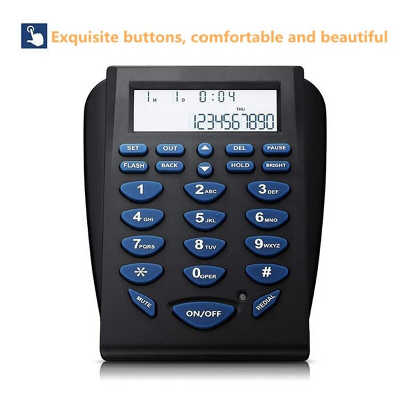 Call Center Telefoon Met Opname Functie Ruisonderdrukking Headset Voor Home Office Klantenservice Agent