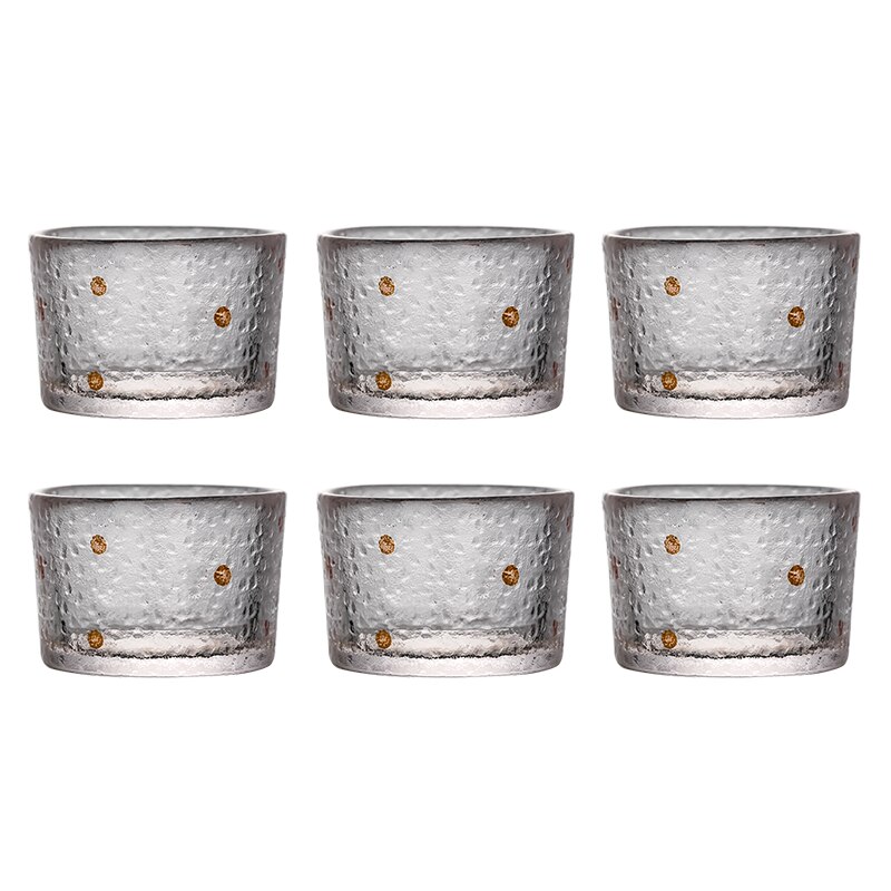 Kleine reiskoffiemok van glas schattige scandinavische melk transparante glazen beker thuis tuin glazen voor in de tuin drinkglazen  ea60bl