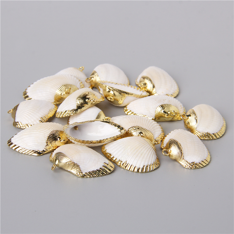 19 Stijlen Natuurlijke Shell Charms Tiny Conch Porceleinslak Schelpen Hanger Voor Diy Sieraden Maken Ketting Armband Oorbellen 2-10Pcs