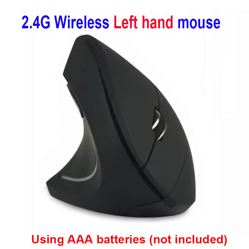 Left Right Hand Mouse Vertical Ergonomic Wireless with Bluetooth Double Mode Mouse Computer PC Mice Rechargeable Gaming Mouse: green