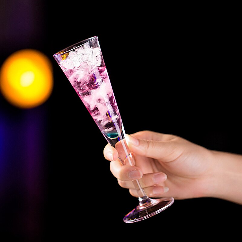 Layered Cocktail Glass Lijo Wine Glass V-Shaped Wine Glass Small Wine Glass Liqiao Wine Glass