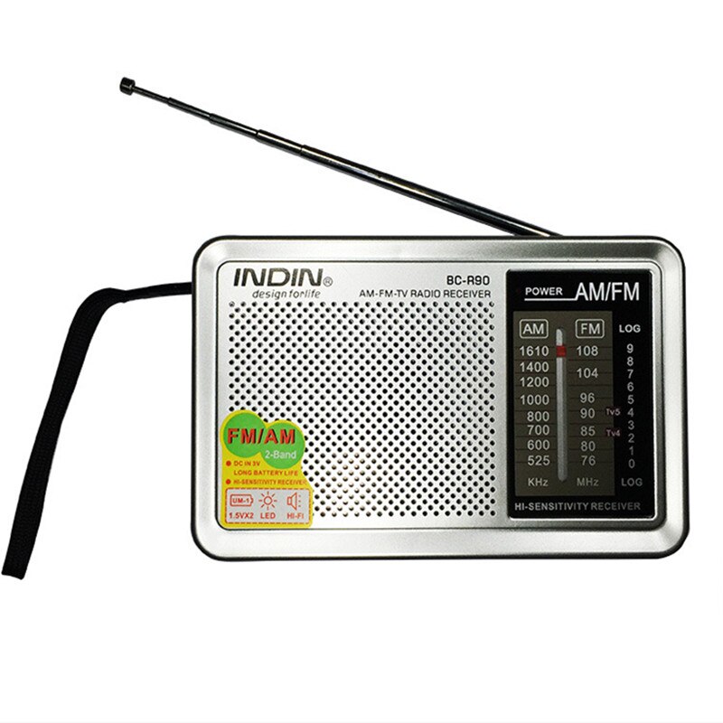Best-selling radio Multifunction Indoor Outdoor Portable AM FM elderly radio player Walkman BC-R90