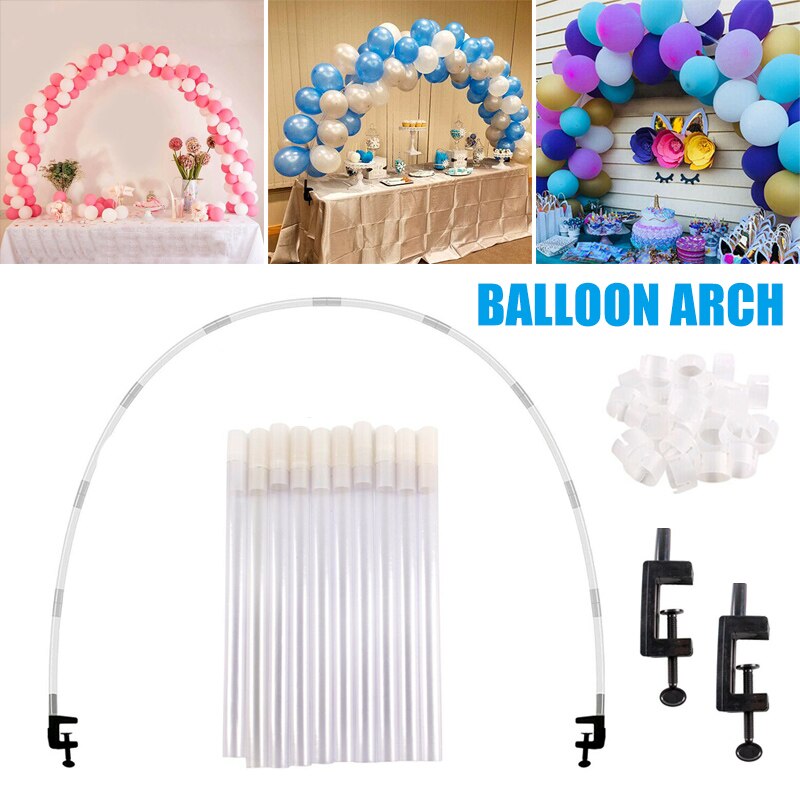 Large Balloon Arch Set Column Stand Base Frame Kit Birthday Wedding Party Decor QP2