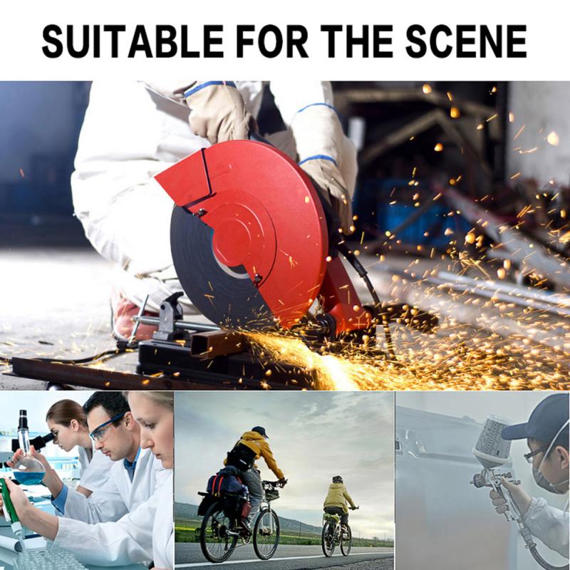 Anti-impact Factory Lab Outdoor Work Eye Protective Safety Goggles Glasses Anti-Fog Anti Dust Saliva Goggles Protective Glasses