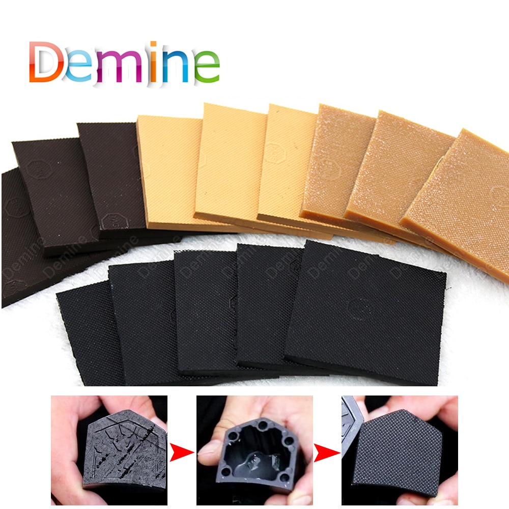 Rubber Schoen Zolen Mat Voor Reparatie Hoge Hak Schoenen Patches Anti Slip Vervanging Buitenzolen Zool Schoen Reparatie Patch Soling Vel pads