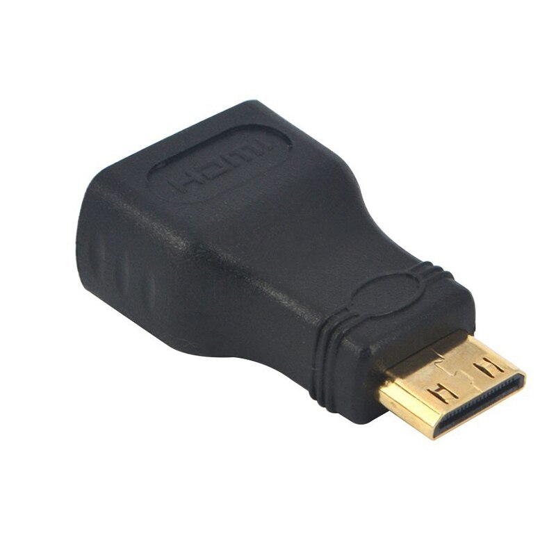 Mini adaptateur HDMI 5 pièces plaqué or 1080P HDM Mini mâle HDMI vers HDMI adaptateur d'extension femelle convertisseur de Support projecteur