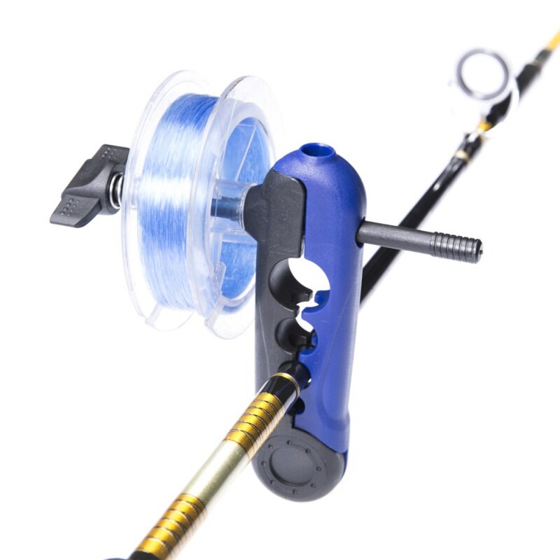 Portable Universal Fishing Line Spooler Adjustable for Various Sizes Rod Winder Board Spool Line Wrapper Mini Bobbin Reel
