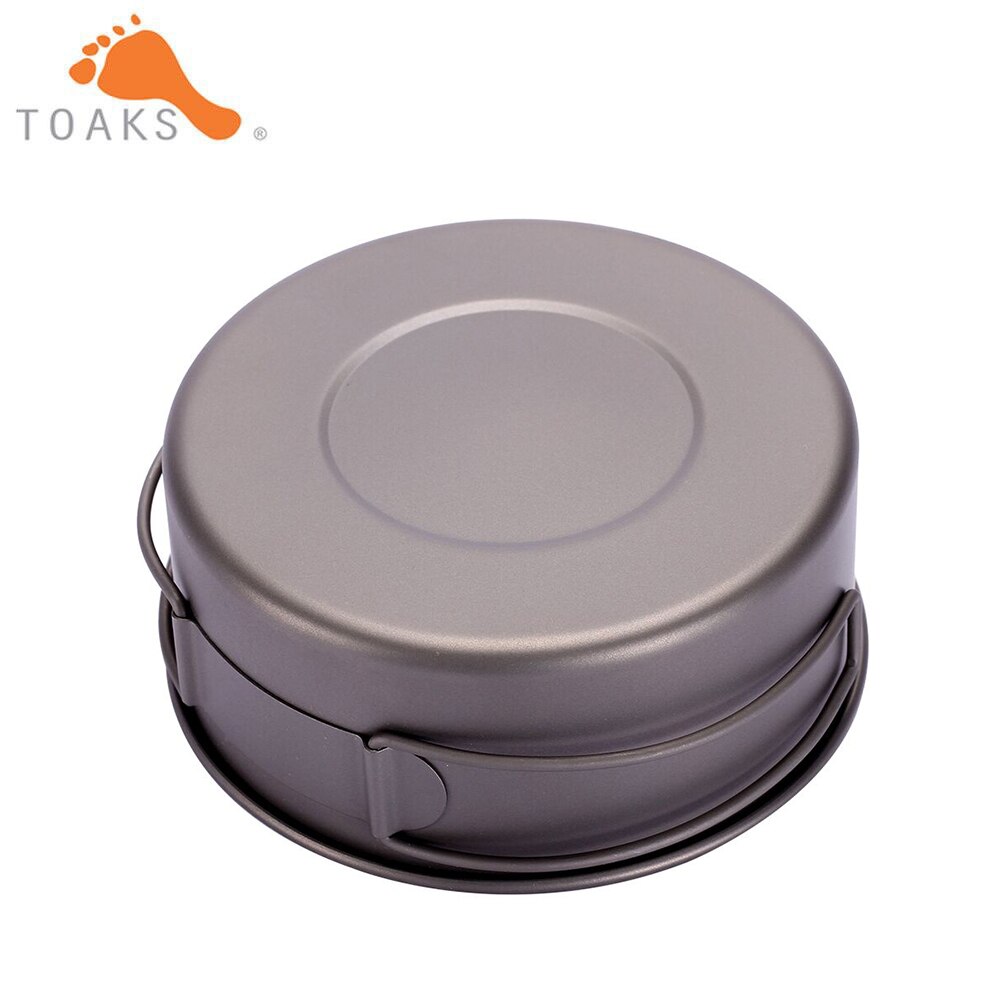 TOAKS Camping Titan Schalen 550ml Mit Titan Klapp Griffe Klapp Schüsseln Kochgeschirr D103MM &Ampere; D118MM