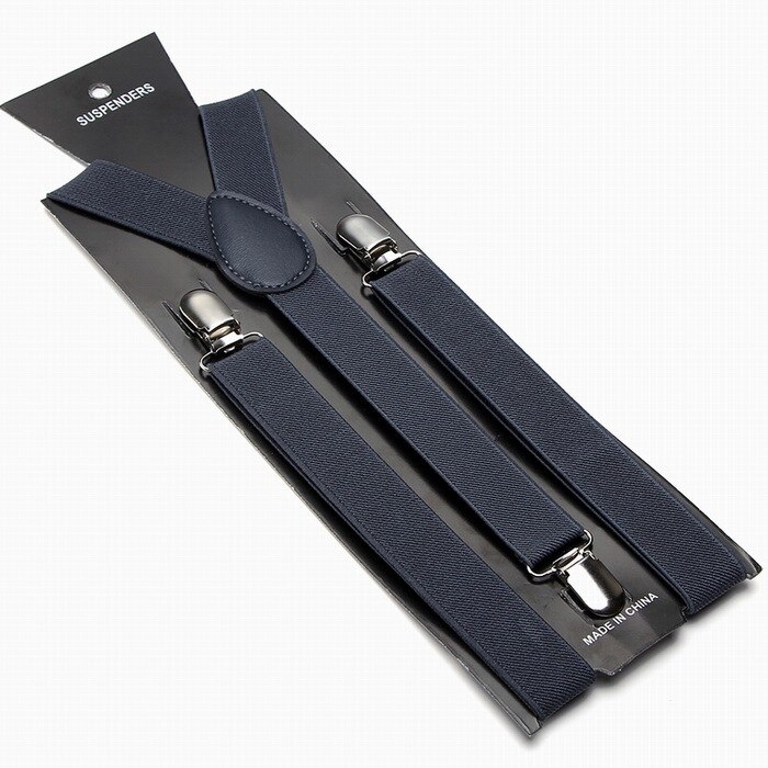 -KIDS Bretels 2.5 cm x 65 cm 36 kleuren Mix JONGENS/MEISJES Bretel Elastische Bretels slim Jarretelle Y-back Bretels: Deep Grey