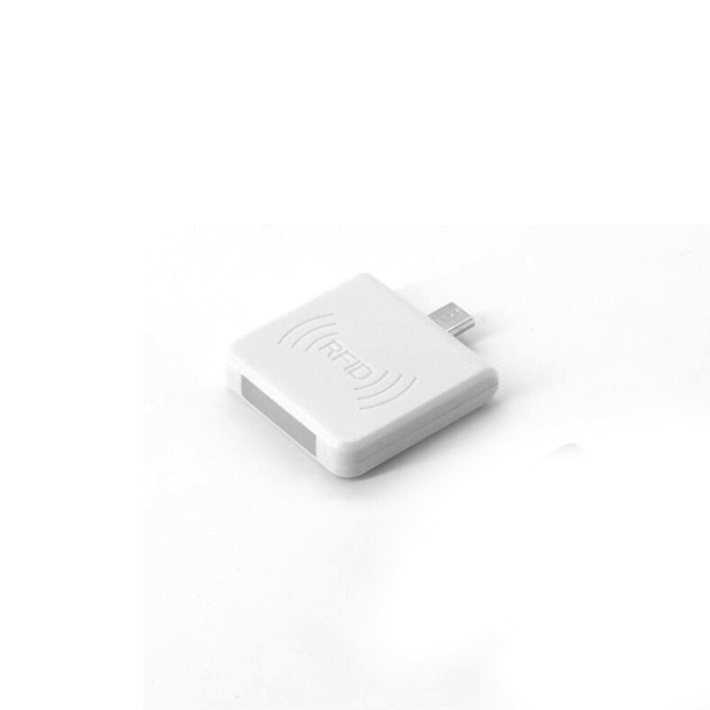 Mini Portable RFID 125KHz ID Card Reader Smart USB ID Card Support Reader Win8/Android/OTG Smart Phone Access Control Card Reade: white