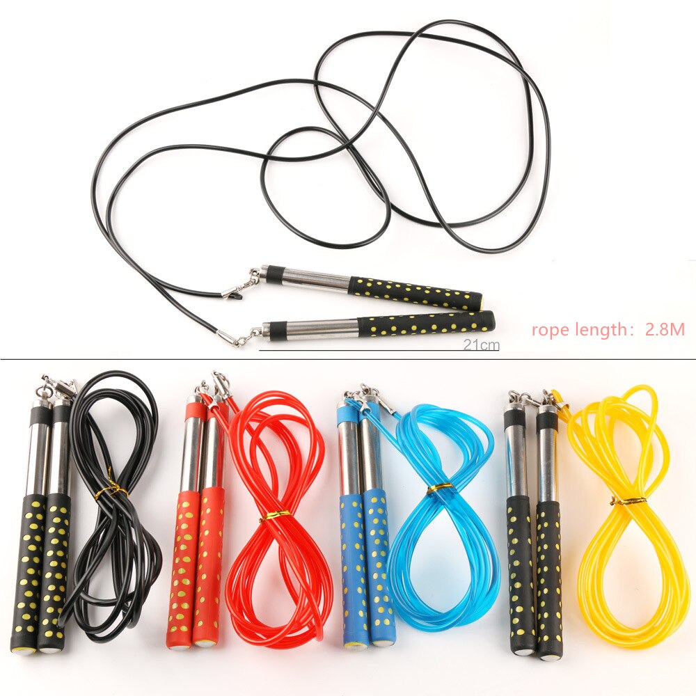 PU material rope Fitness Speed Rope Unisex Profession Jump Rope Crossrope Skipping Rope Homegym Adjustable Freestyle Skip Rope