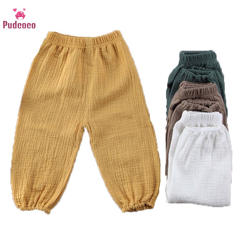 Pudcoco mærke børn baby dreng pige lange bukser underdele vestido infantil løse pantalettes bebe bukser leggings bukser babytøj