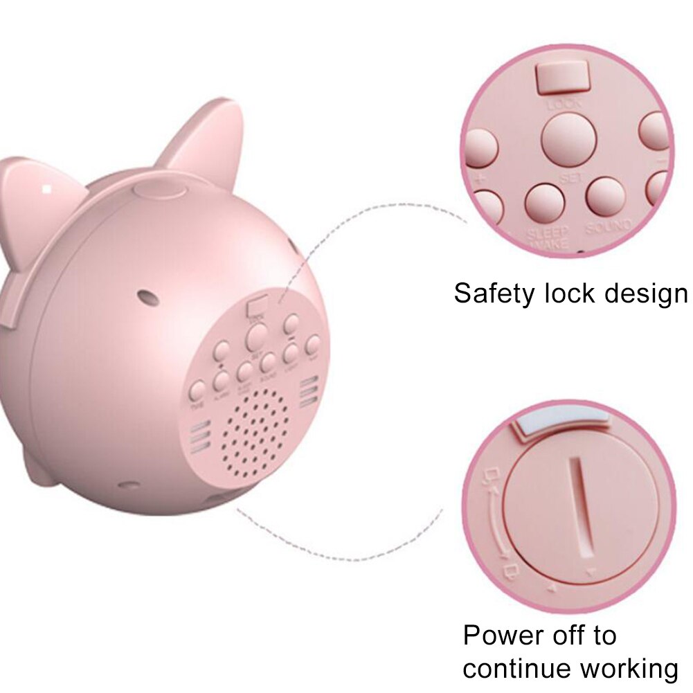 Sleeping Training Alarm Clock for Kids Children Temperature/Time Display LED Light Changing Digital Alarm Clock Kids Clocks