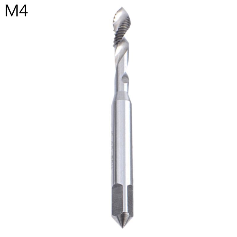 Durable HSS Steel Spiral Thread Tap M2 M3 M4 M5 M6 M8 M10 M12 Tapping Drill Bit for Metric Aluminum Tapping Machine: M4