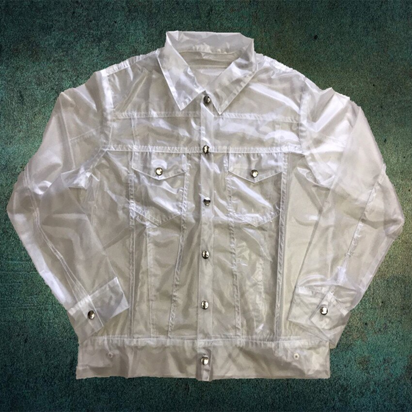 Trajes de Hip Hop para mujer, chaqueta transparente, ropa de Jazz para adultos, Ropa de baile callejero, puesta en escena moderna, Rave, DNV13091: Coat / M