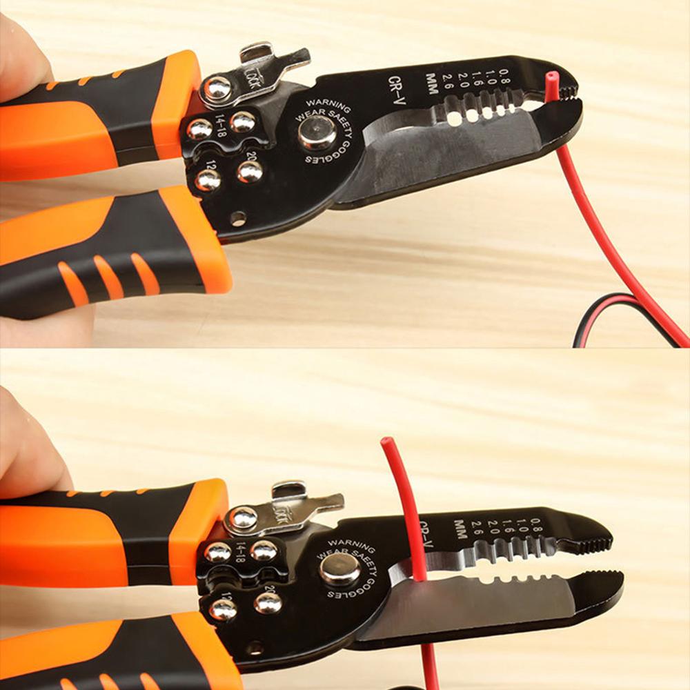 Multifunctional Crimping Pliers wire stripper Cutter Crimper Automatic Terminal Crimping Plier Tools Manganese Alloy Hand Tool