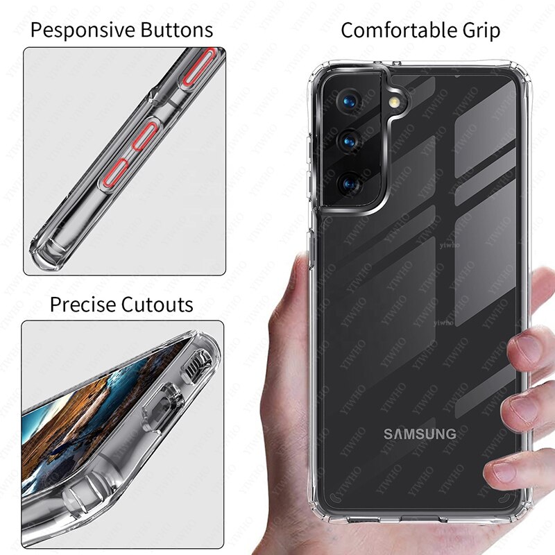 Funda de silicona suave transparente para móvil, carcasa trasera de TPU para OPPO Realme C21 Realmi C 21 21C, Realme 8 7 6 Pro 7i Global