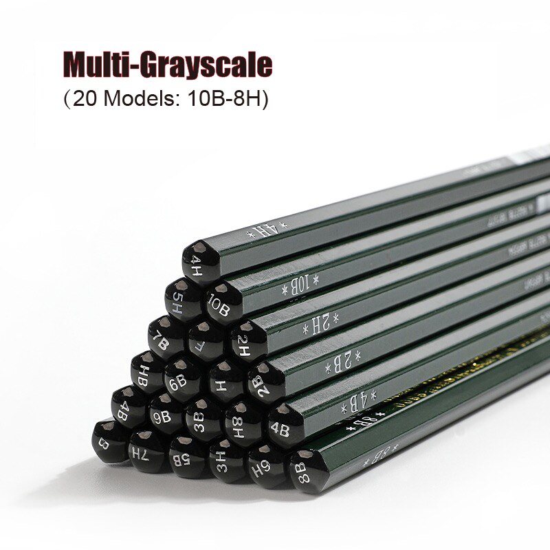 1 set(22 pcs) Japan uni Mitsubishi's 9800 pencils Multi-grayscale pencil Measure Drawing Shading Designing Sketching Student