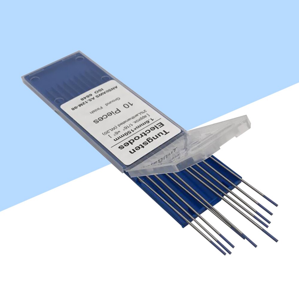 10pcs Portable Practical Tungsten Electrodes Welding Electrodes Welding Rods for Aluminum alloy Stainless Steel: Silver 11 1