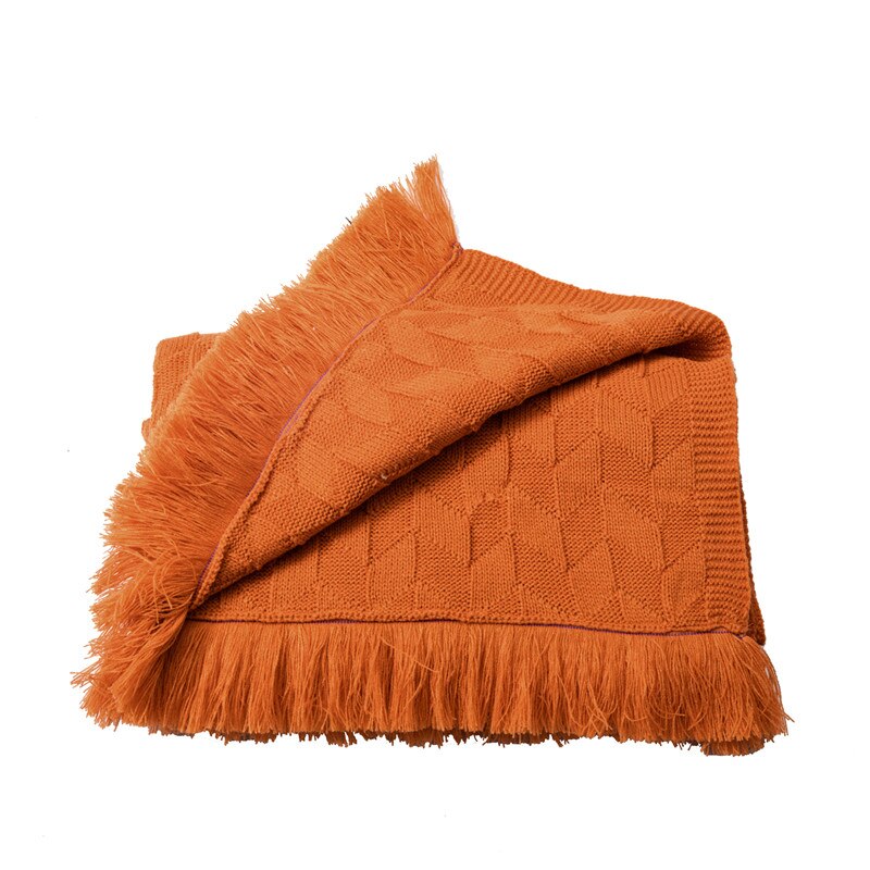 Vintage argyle gebreide deken, zachte reisdeken, gezellige warme decoratieve deken, bankhoes voor thuisdecoratie, bankstoel