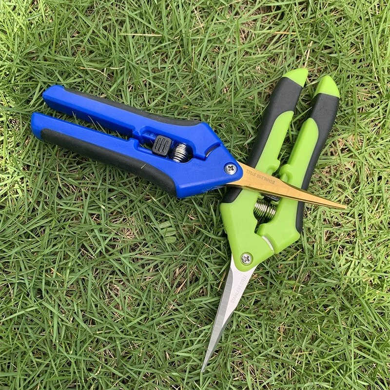6.5in Multifunctional Curved Blades Garden Pruning Shears Whic Cut Diameter Flowers Branch Shears Tools For Orchard And Garden