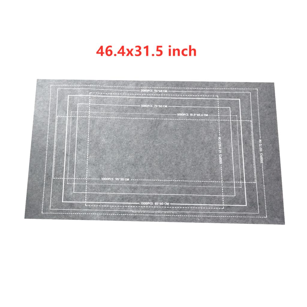 Puzzle Storage Mat Roll Up Puzzle Felt For Up To 3000 PCS Puzzle Game Puzzle Blanket Adults Children Decompression Intelligence: grey 1pc M