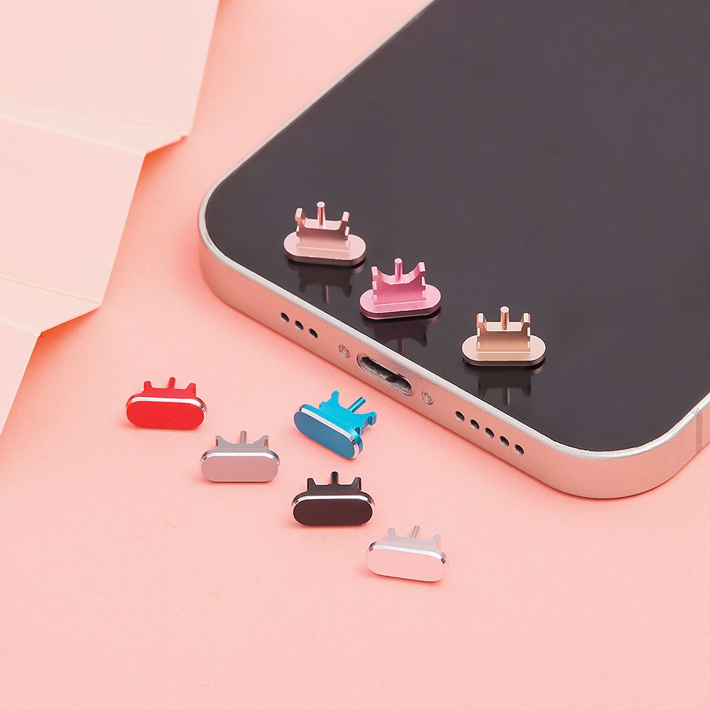 Slijtvaste Anti Stof Plug Voor Iphone 12 11 Pro Max X Xr Max 8 7 6S Plus charger Port Blok Metal Stopper Stofdicht Cover