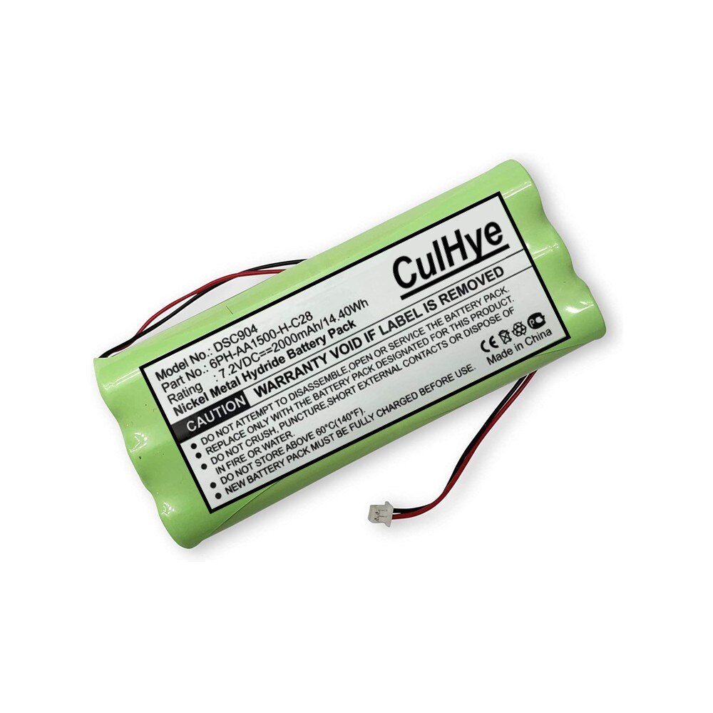 7.2V Ni-Mh Replacement Battery for Alarm DSC 6PH-AA1500-H-C28, 9047 Powerseries Security System, SCW9045, Direct Sensor, 2000mAh